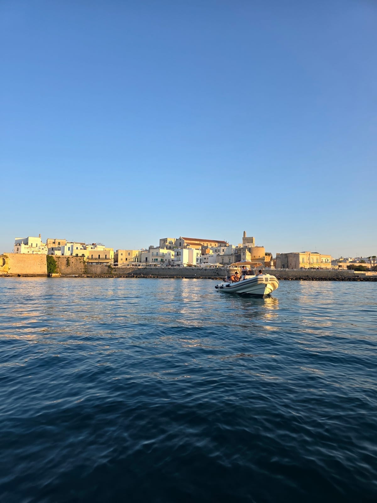Coastal scenery of Otranto seen from the sea — North tour NTO Boat Tours
