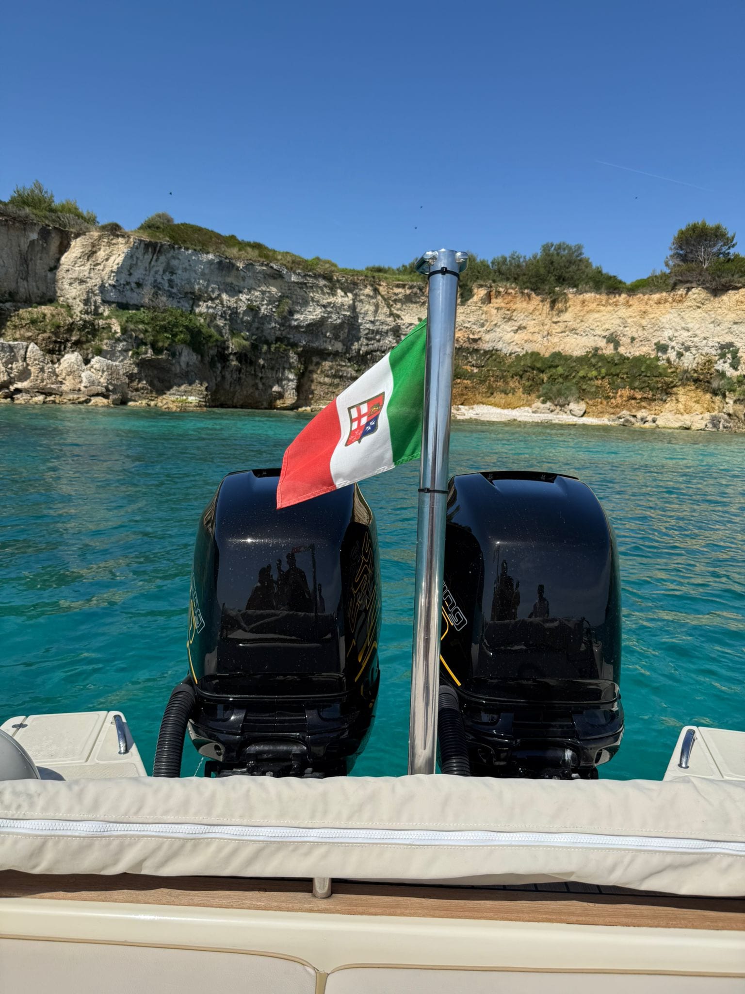 Coastal scenery of Otranto seen from the sea — North tour NTO Boat Tours