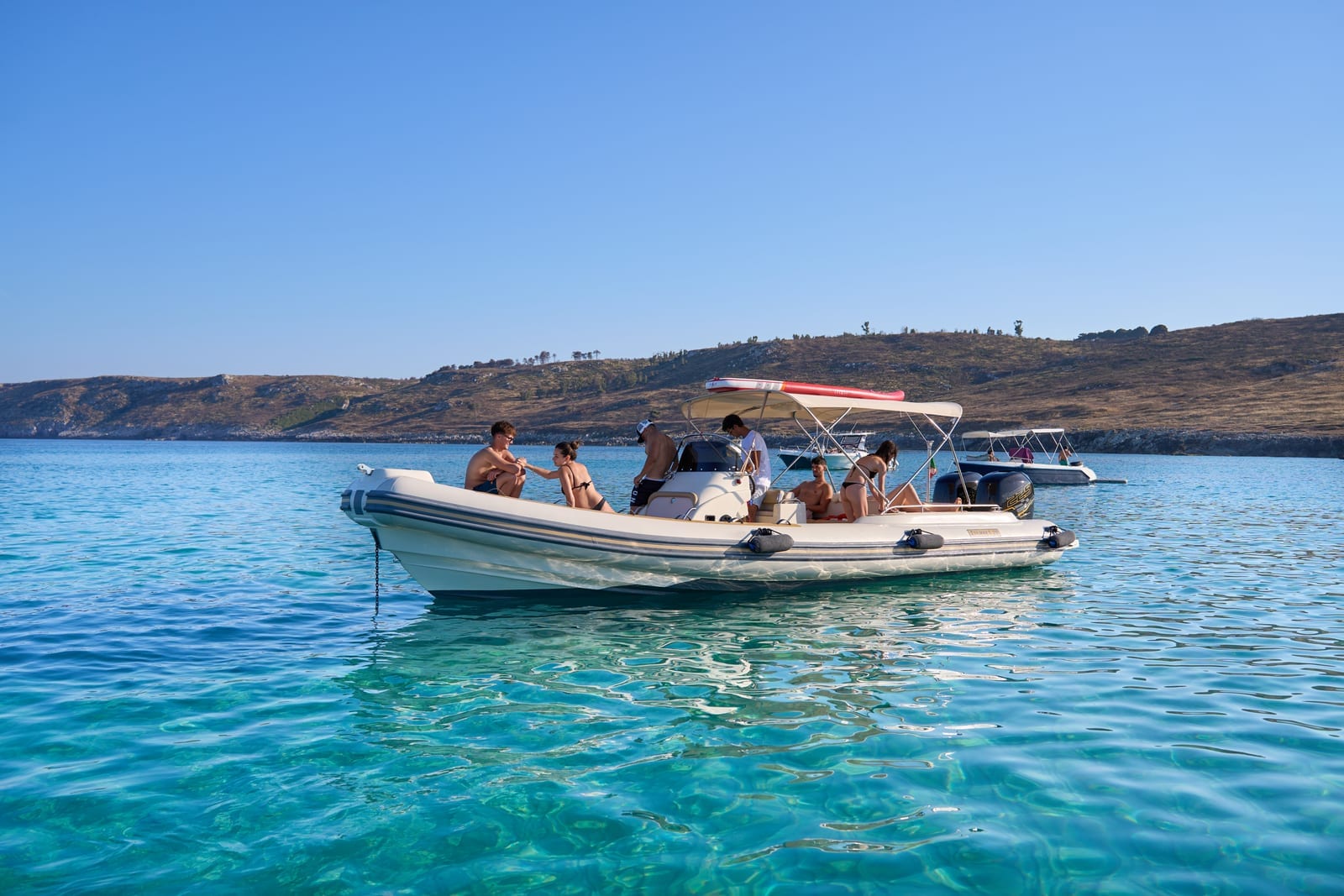 Private RIB tour — South route towards Capo d'Otranto
